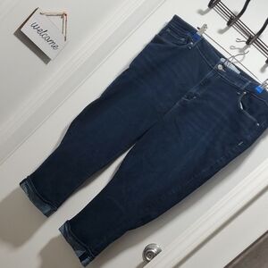 Signature by Levi Strauss Size 22-W36 Women's Mid Rise Capri Cropped Jeans